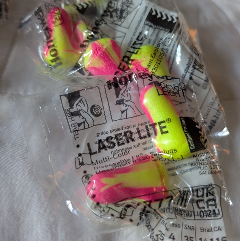 160 Pair of Howard Leight Laser Lite Earplugs - Individually Wrapped - Picture 5 of 7